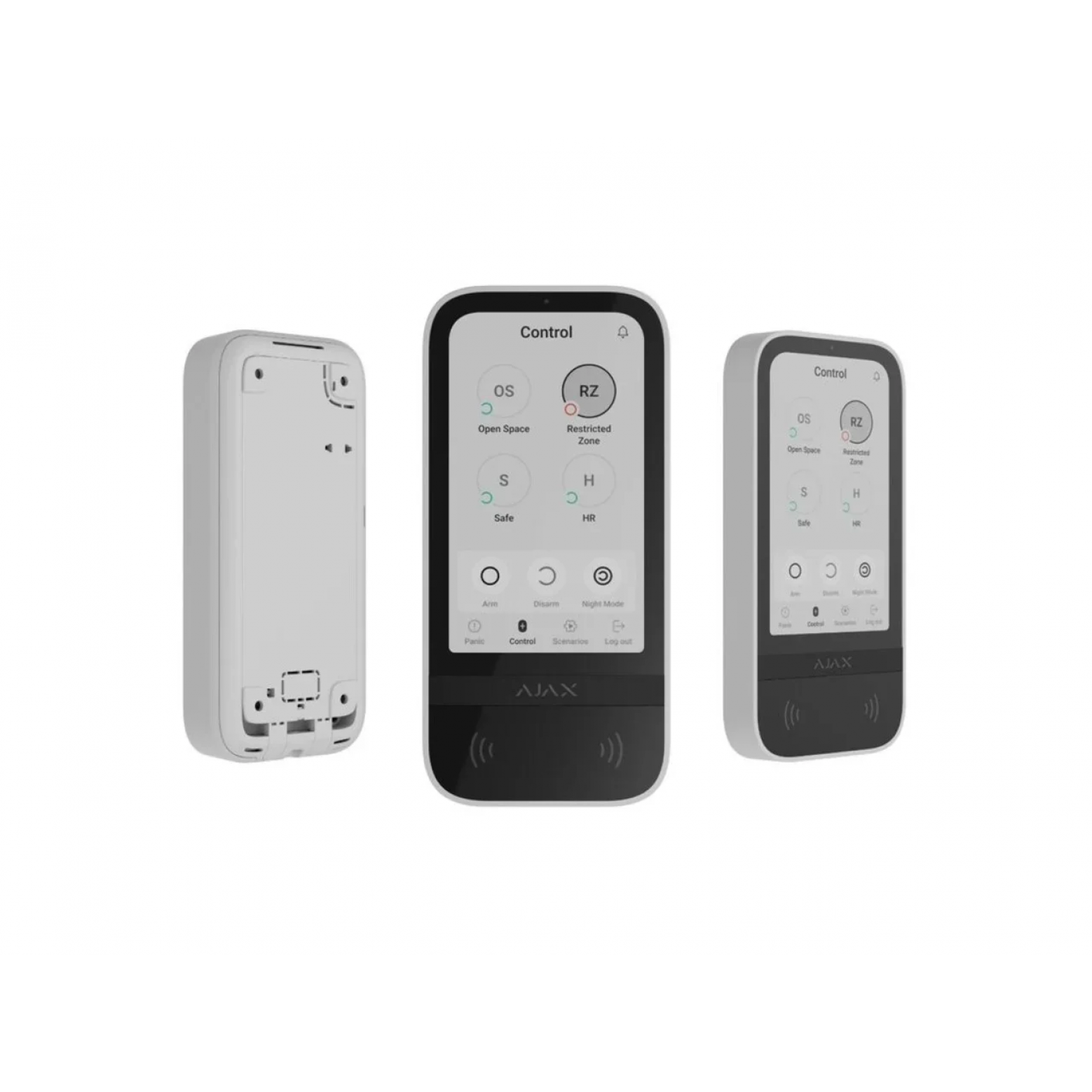 AJAX Wireless Touchscreen-Tastatur Weiß