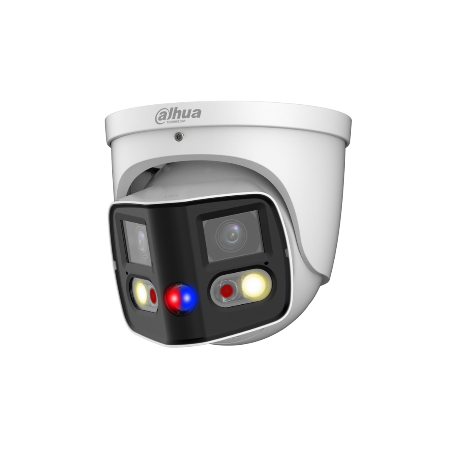 Dahua IPC-PDW3849P-A180-AS-PV - WizSense - Panorama 180° Grad - Tioc - Dual-Lens - Turret - 8Mp - Wit