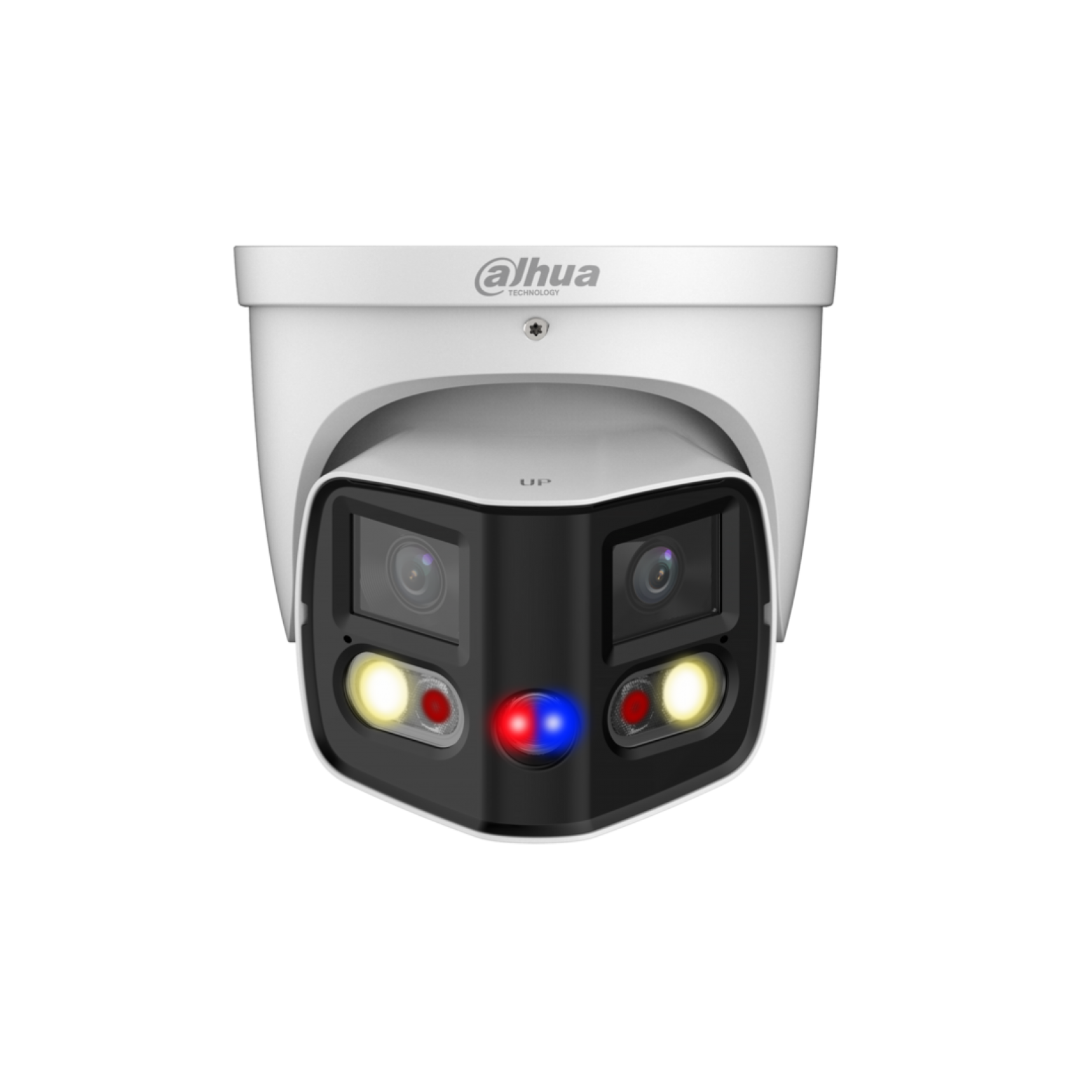 Dahua IPC-PDW3849P-A180-AS-PV - WizSense - Panorama 180° Grad - Tioc - Dual-Lens - Turret - 8Mp - Wit