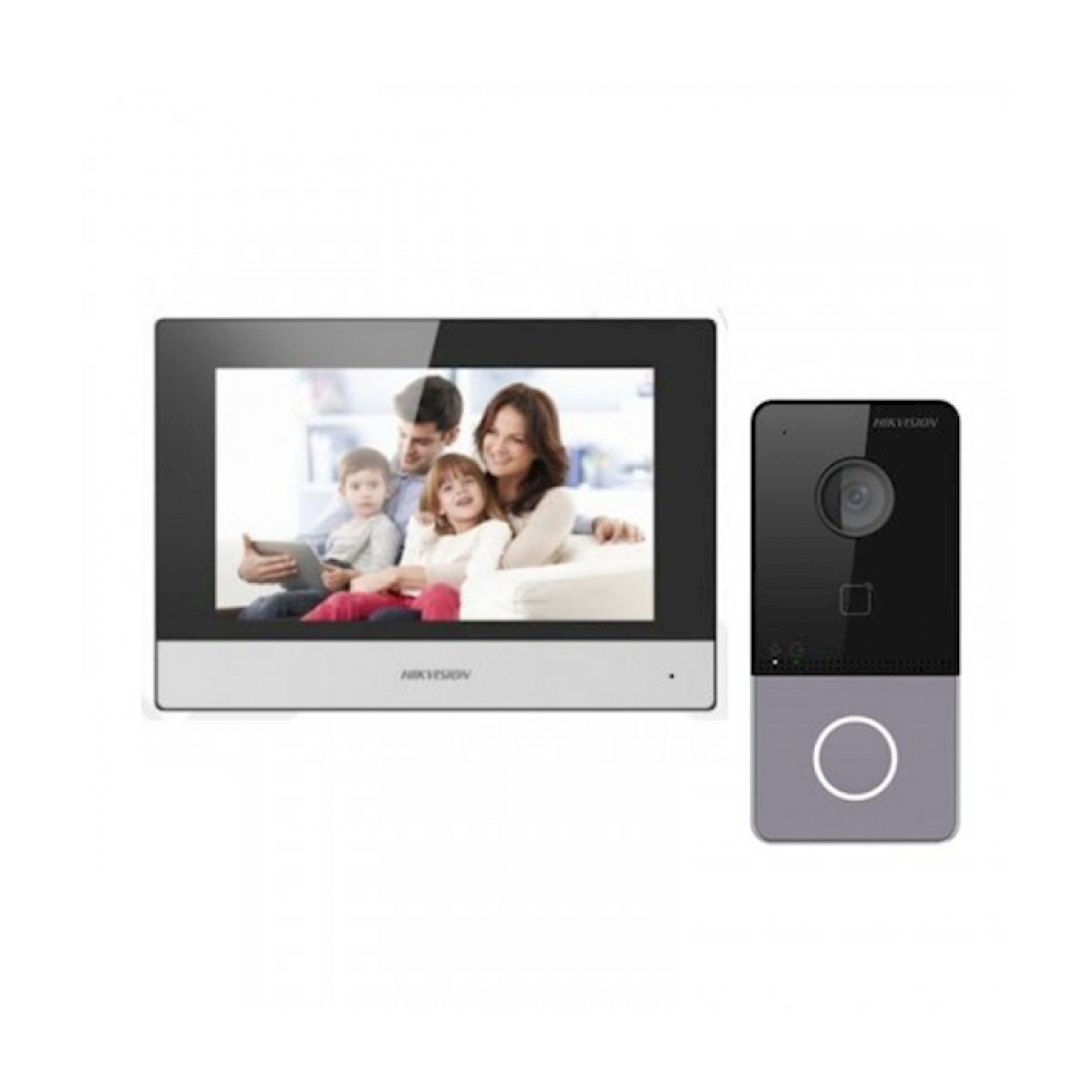 Hikvision Intercomset, Deurbel en 7 inch scherm