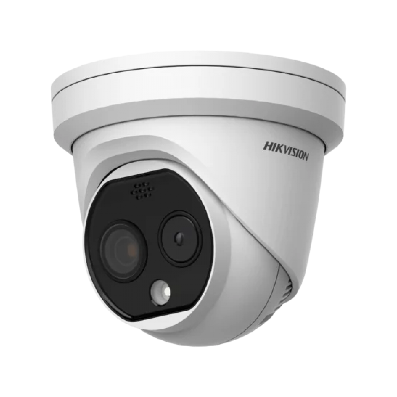 Hikvision - DS-2TD1217-2/QA - DeepinView - Thermisches Bi-Spektrum - Stroboskop - Audio - 2MM - Revolver - IP - Wit
