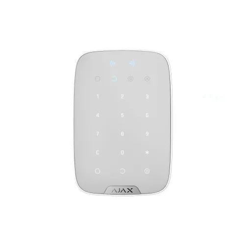 AJAX Wireless Keypad Plus mit Tag-Funktion Weiß