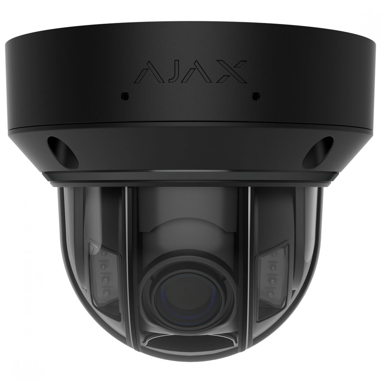 Ajax Systems – Dome – Varifocal 2.8-12mm – 5 Megapixel – IP-Kamera – Hybridbeleuchtung – Schwarz
