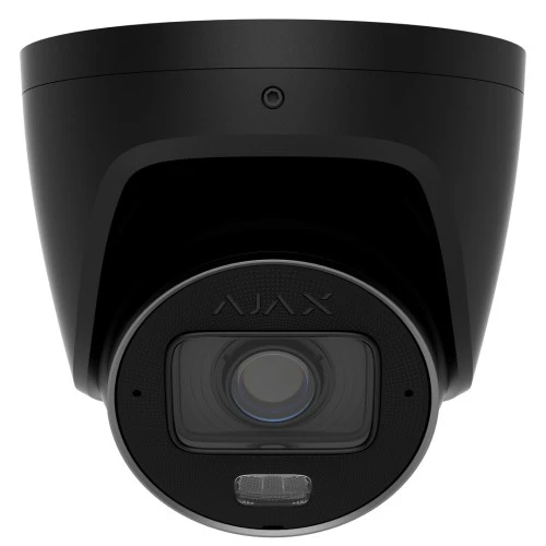 Ajax Systems – Turret – 8 Megapixel – IP-Kamera – Varioobjektiv 2,8–12 mm – Hybridbeleuchtung – Schwarz