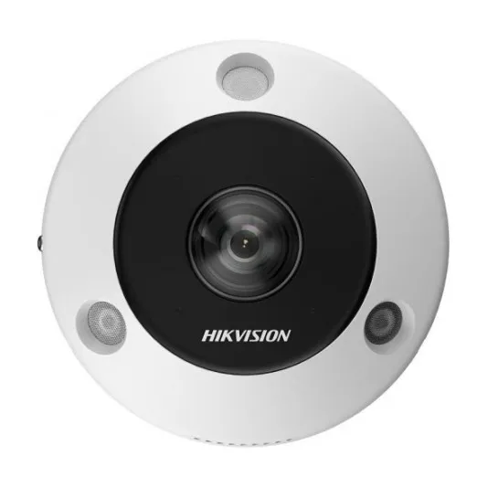 Hikvision - DS-2CD63C5G1-IVS - DeepinView - Fisheye - 1,29MM Objektiv - 12MP - IP - Wit