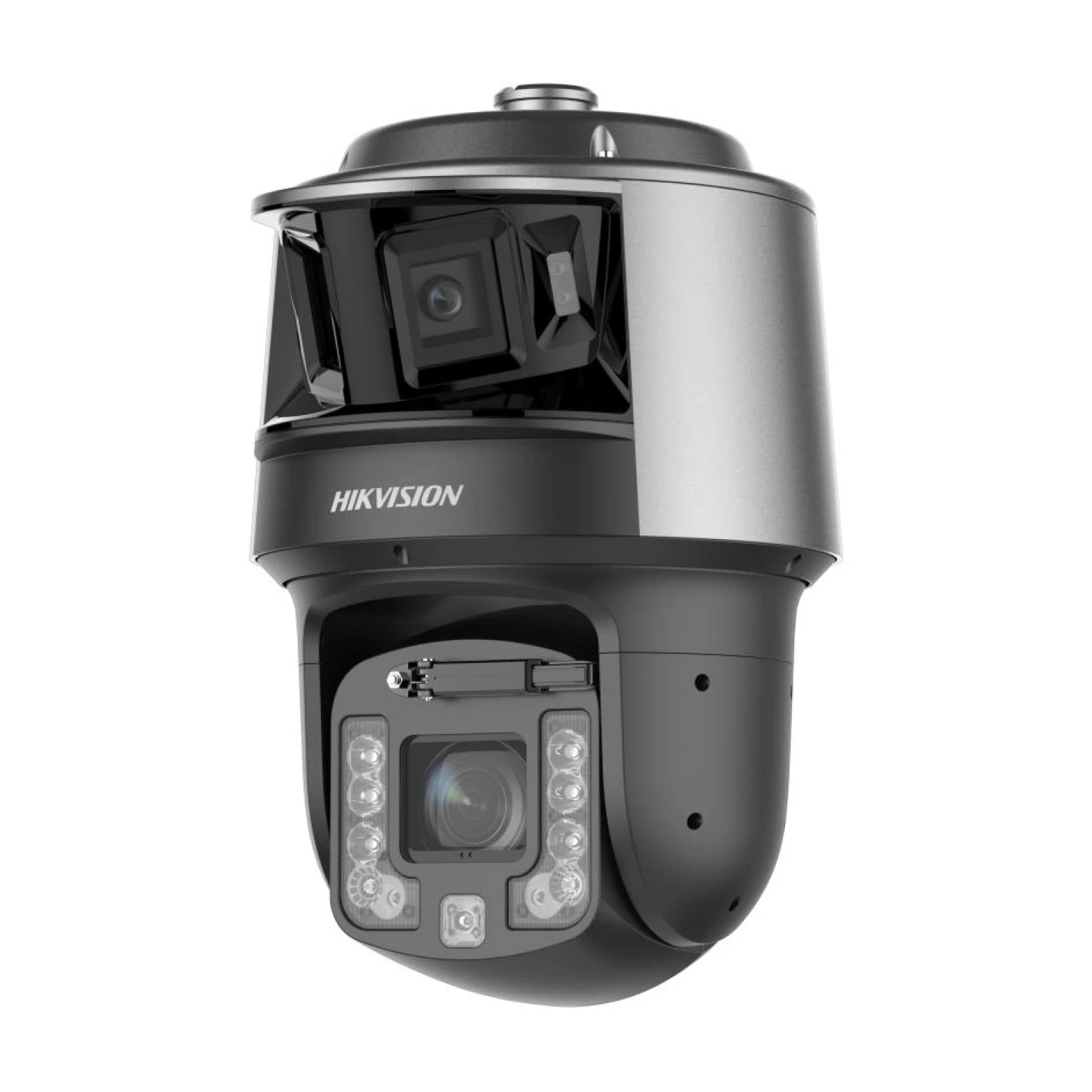 Hikvision DS-2SF7C442MXG2/LM-EL(W)(Y)/26 – 6-MP-TandemVu-Panoramakamera – 4-MP-DeepinViewX-PTZ – 42-facher optischer Zoom – 400 m IR – Auto Tracking 3.0