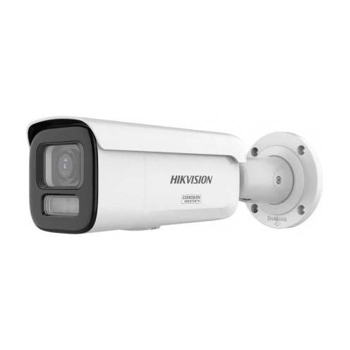 Hikvision - DS-2CD2667G3T-LIZSY - AcuSense - ColorVu Hybrid - Motorisiert - Varifokal (2,8-12mm) - Bullet - 6MP - IP - Weiß