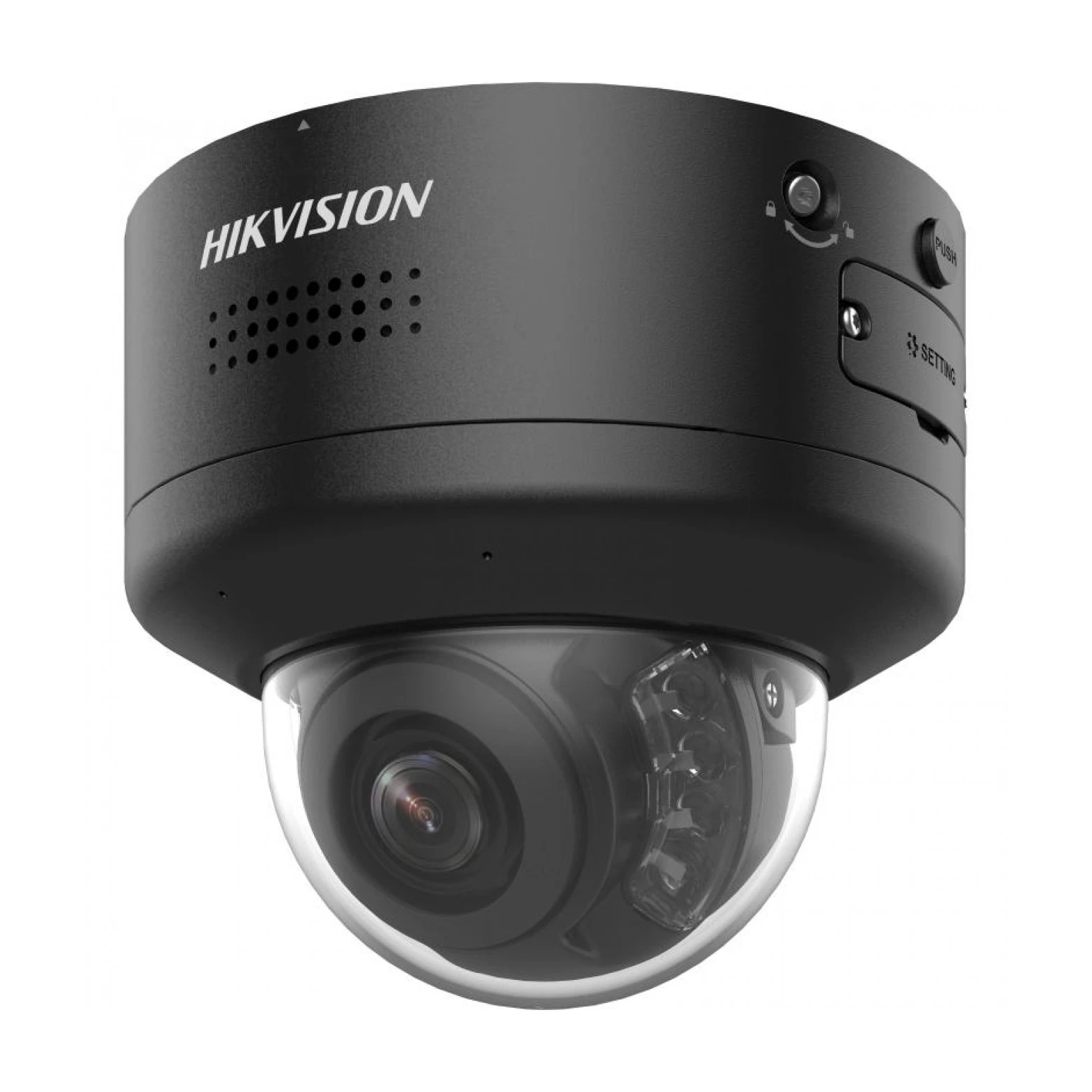 Hikvision DS-2CD2747G2H-LIPTRZS2U/SL - Colorvu Hybrid - Motorisierter PTRZ Varifocal Dome - 4MP - IP - Schwarz