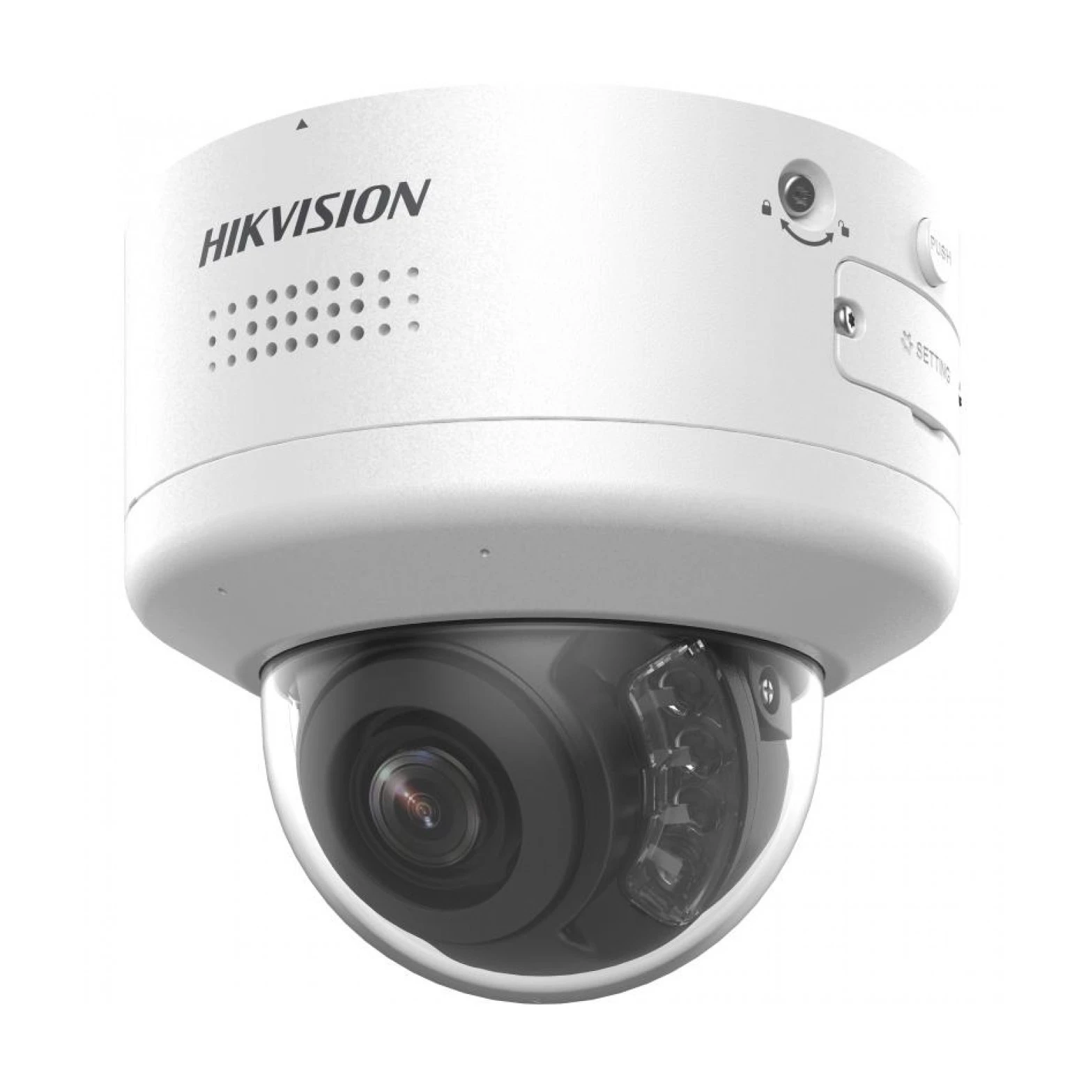 Hikvision DS-2CD2787G2H-LIPTRZ2U/SL - 8MP - ColorVu - PTRZ - Vandalismus-Kuppel - 2,8-12mm - Motorzoomobjektiv - Weiß