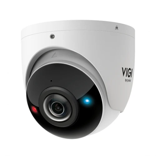 VIGI By TP-link – InSight S485PI – 8 MP – IR – Panorama – KI – Turret – mit aktiver Abschreckung – Weiß