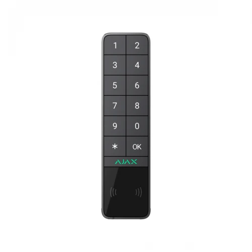 AJAX KeyPad Outdoor Jeweller kabellos mit DESFire und BLE Kartenleser Anthrazitgrau