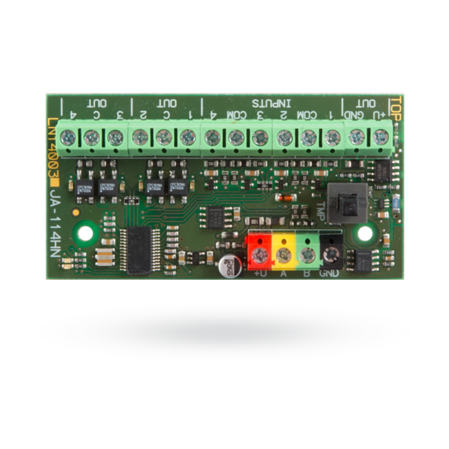 Jablotron JA-114HN Verdrahtetes BUS-Klemmenmodul mit 4 Ein- und Ausgängen