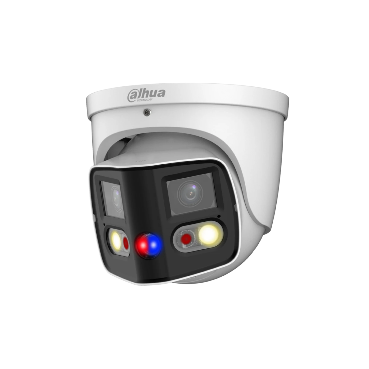 Dahua IPC-PDW3849P-A180-AS-PV - WizSense - Panorama 180° Grad - Tioc - Dual-Lens - Turret - 8Mp - Wit