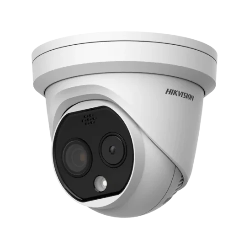 Hikvision - DS-2TD1217-6/PA - DeepinView - Thermisches Bi-Spektrum - Stroboskop - Audio - 6,2MM - Revolver - IP - Wit