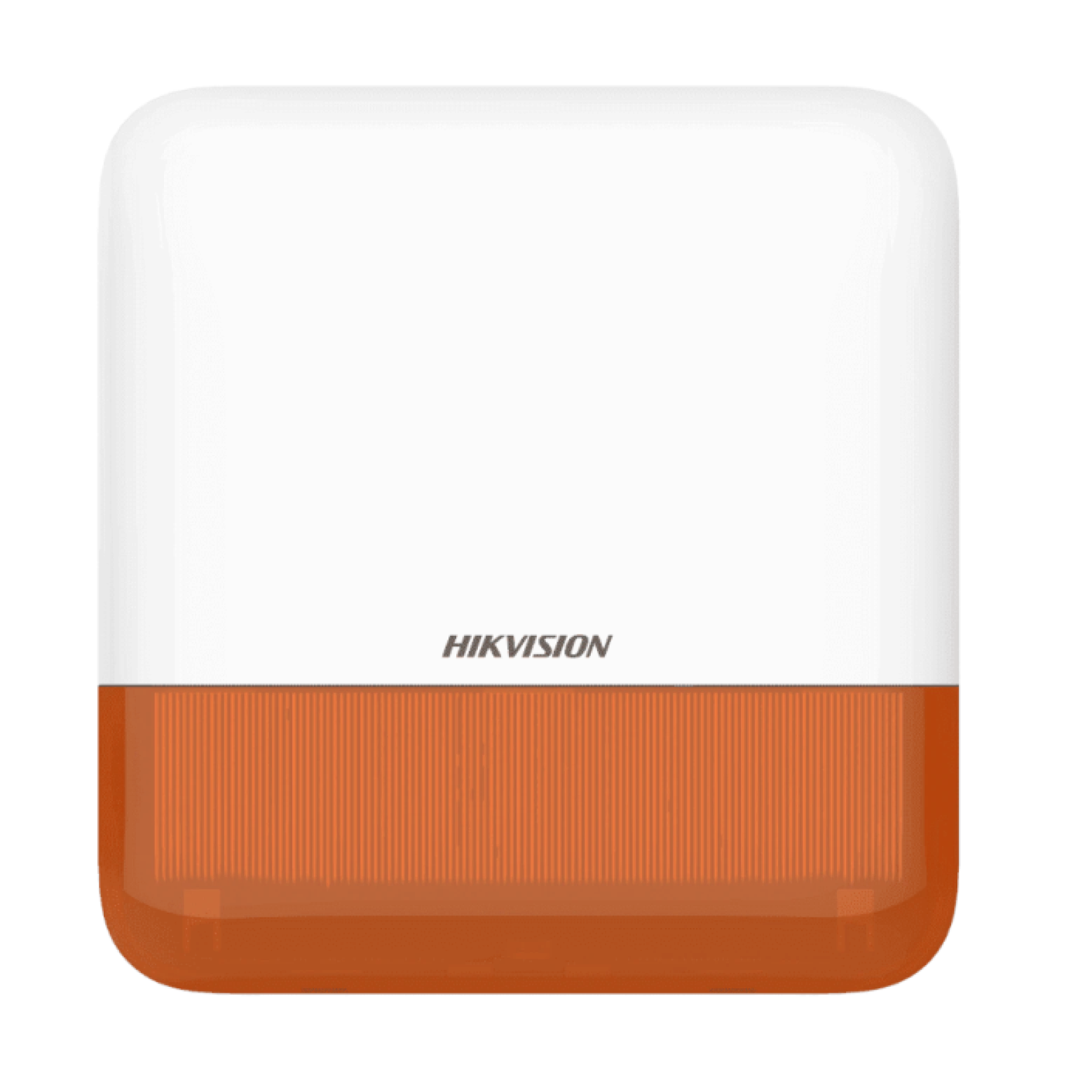 Hikvision DS-PS1-E-WE Drahtlose Außen-Sirene mit Blitzlicht Orange